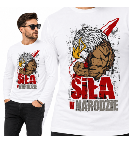 LONGSLEEVE PATRIOTYCZNY SIŁA W NARODZIE